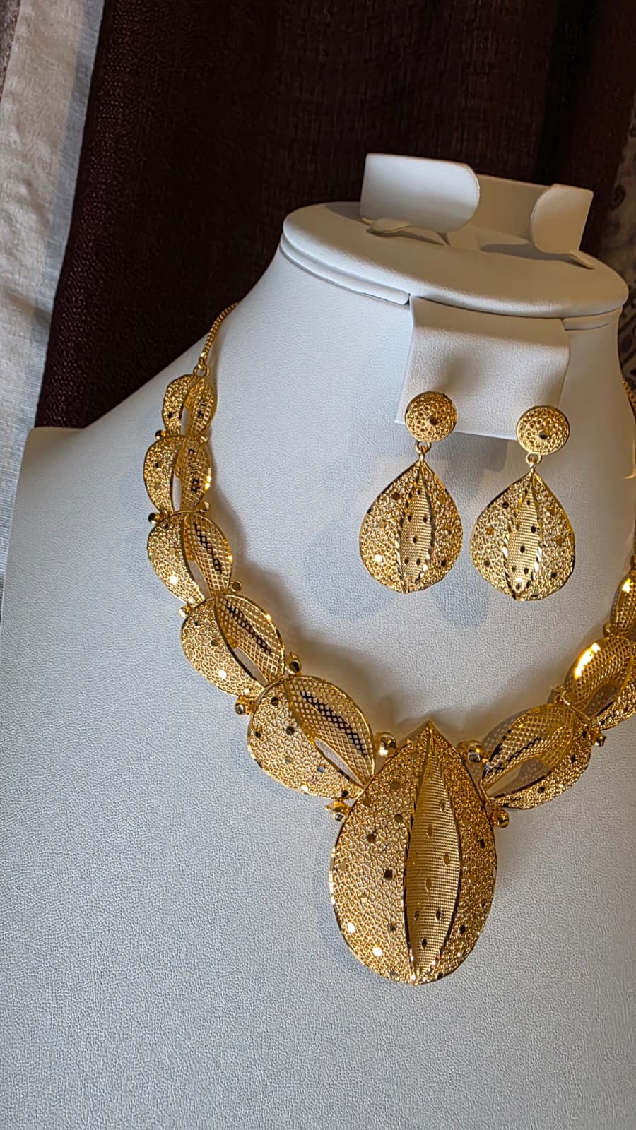 Gold Plated 2PCS CHOKER SET-N-483