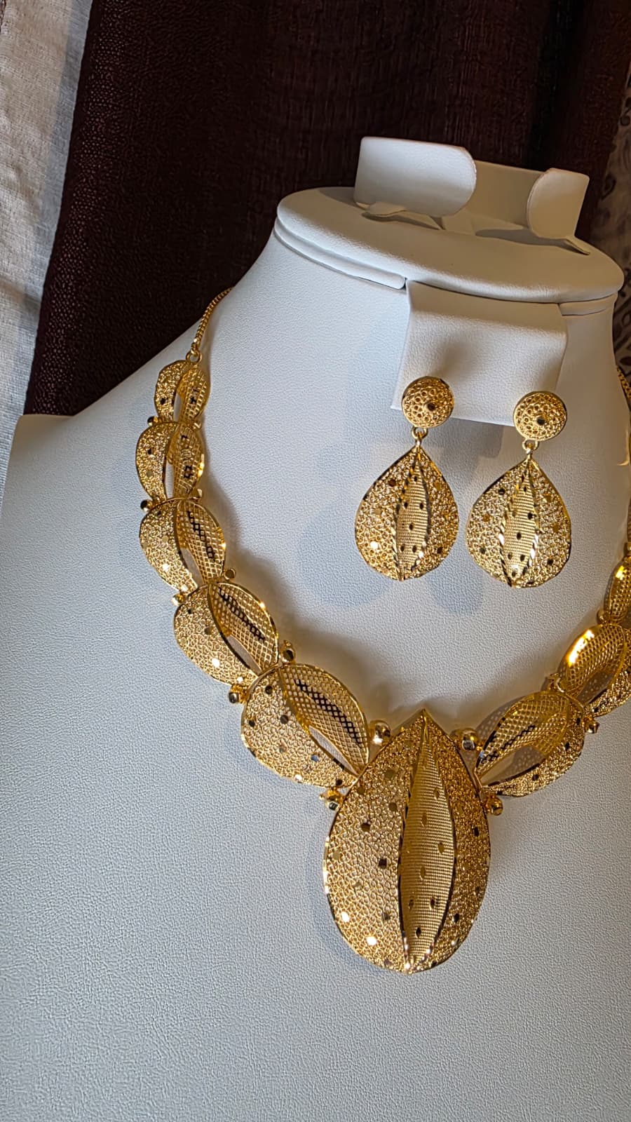 Gold Plated 2PCS CHOKER SET-N-483