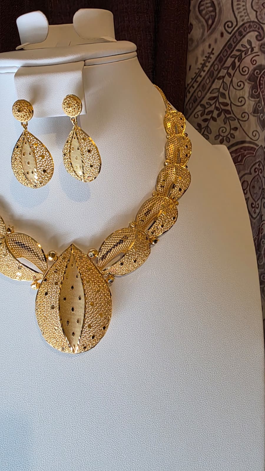 Gold Plated 2PCS CHOKER SET-N-483