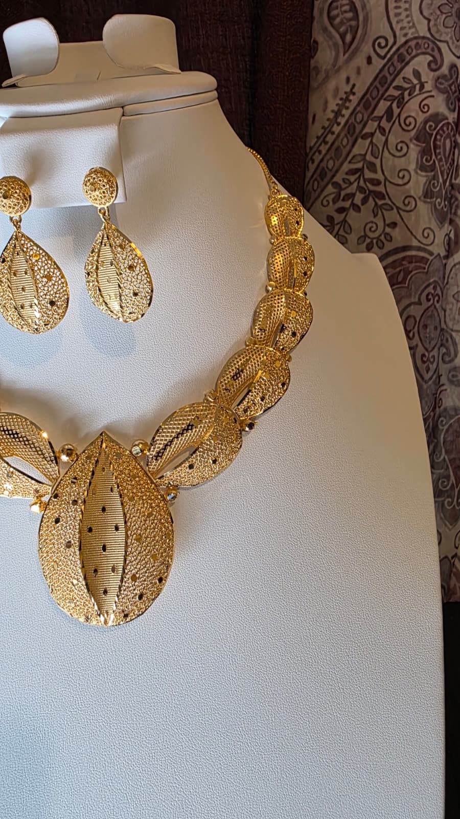 Gold Plated 2PCS CHOKER SET-N-483
