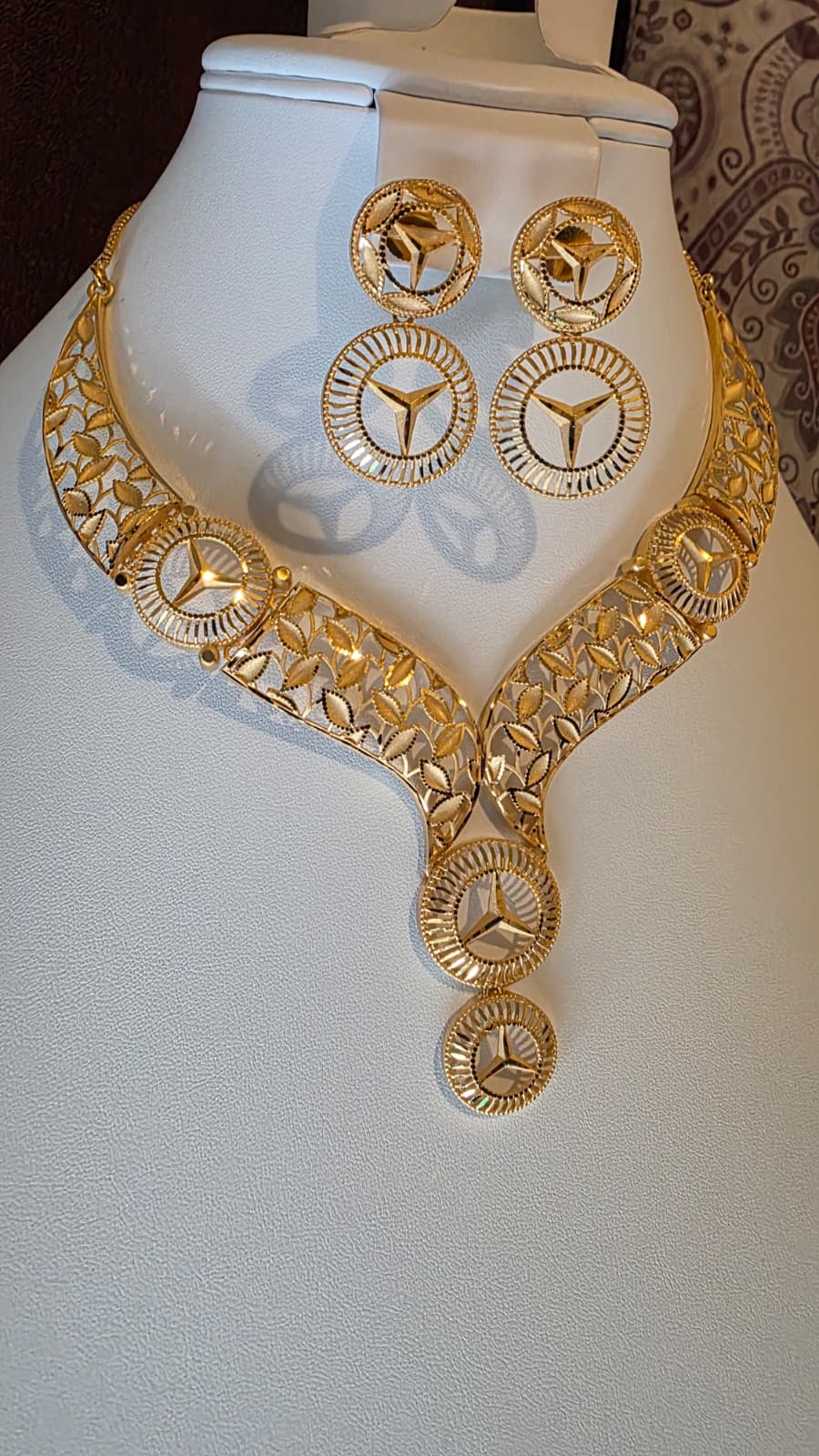 Gold Plated 2PCS CHOKER SET-N340