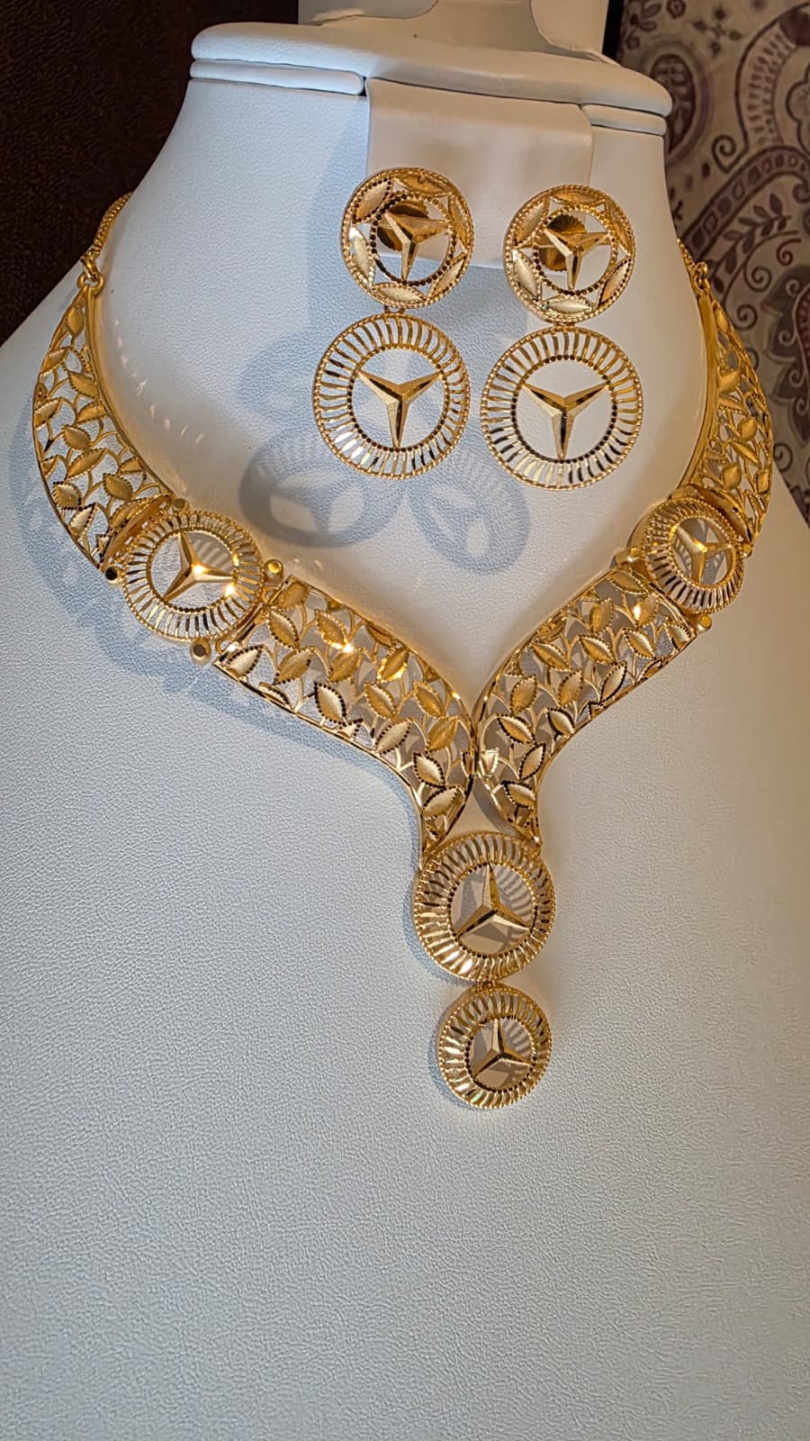 Gold Plated 2PCS CHOKER SET-N340