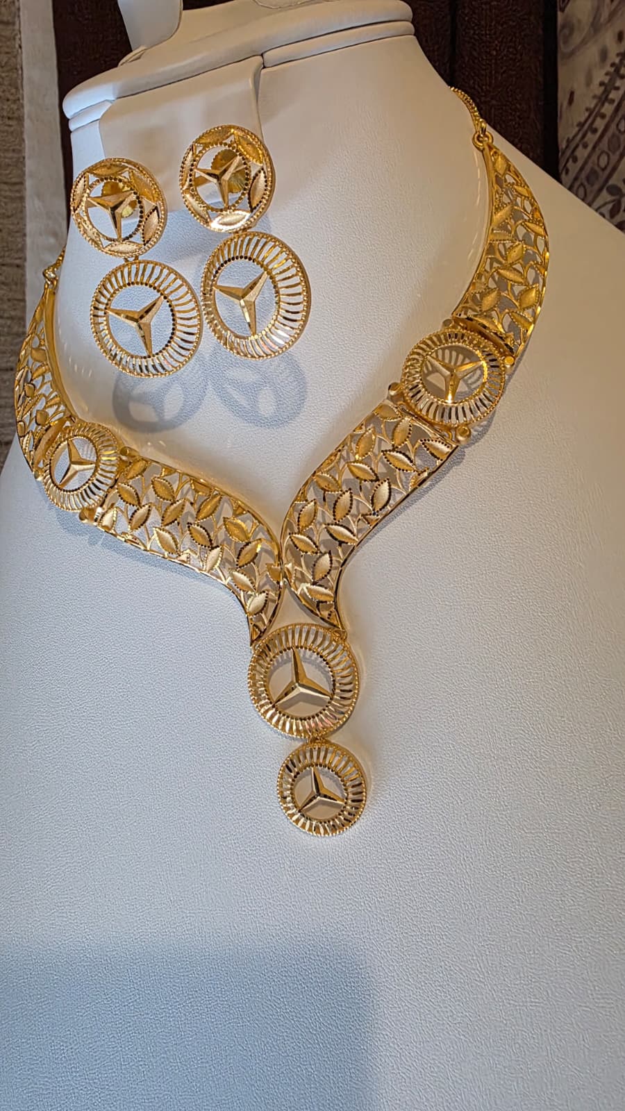 Gold Plated 2PCS CHOKER SET-N340