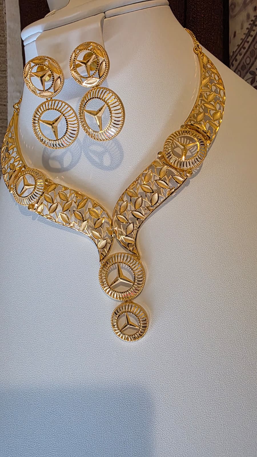 Gold Plated 2PCS CHOKER SET-N340