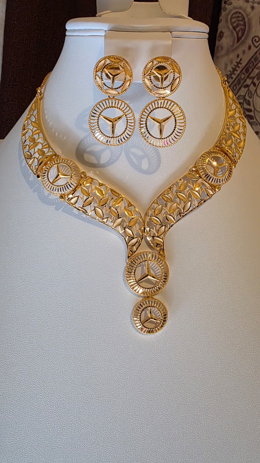 Gold Plated 2PCS CHOKER SET-N340