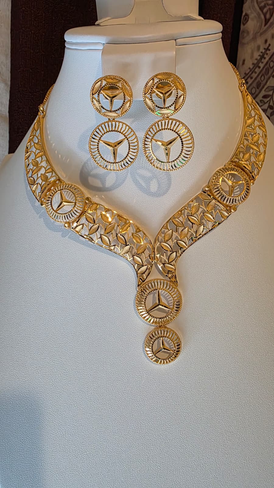 Gold Plated 2PCS CHOKER SET-N340