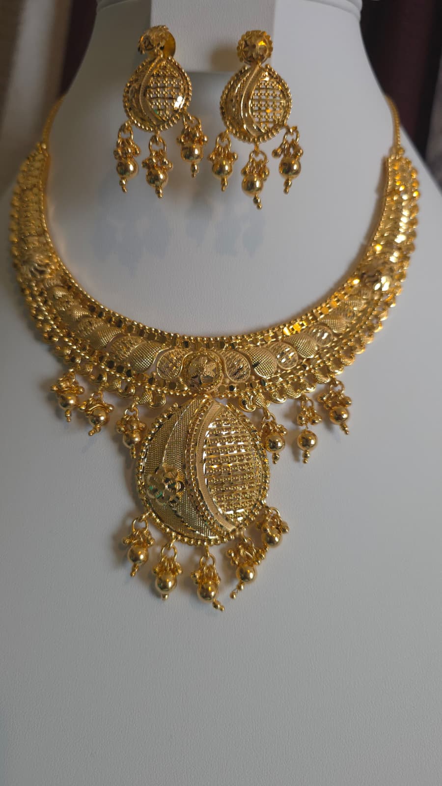 Gold Plated 2 PCS CHOKER SET-N369