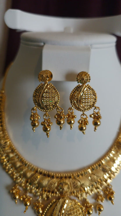 Gold Plated 2 PCS CHOKER SET-N369