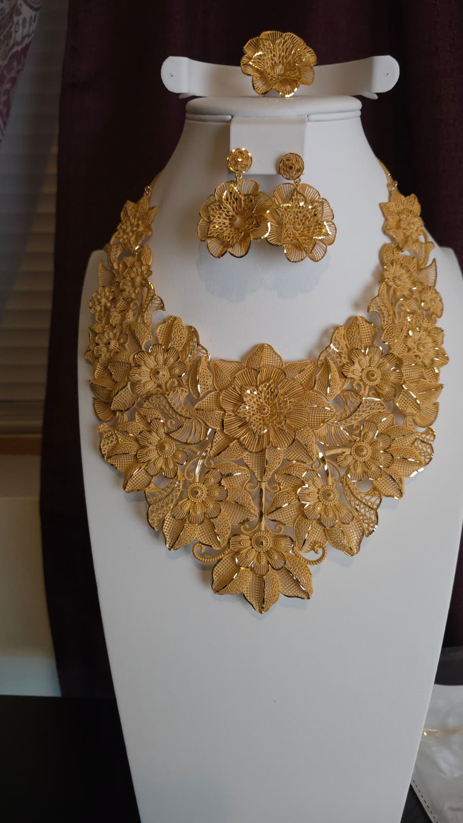 Gold Plated 3 PCS CHOKER SET-N126