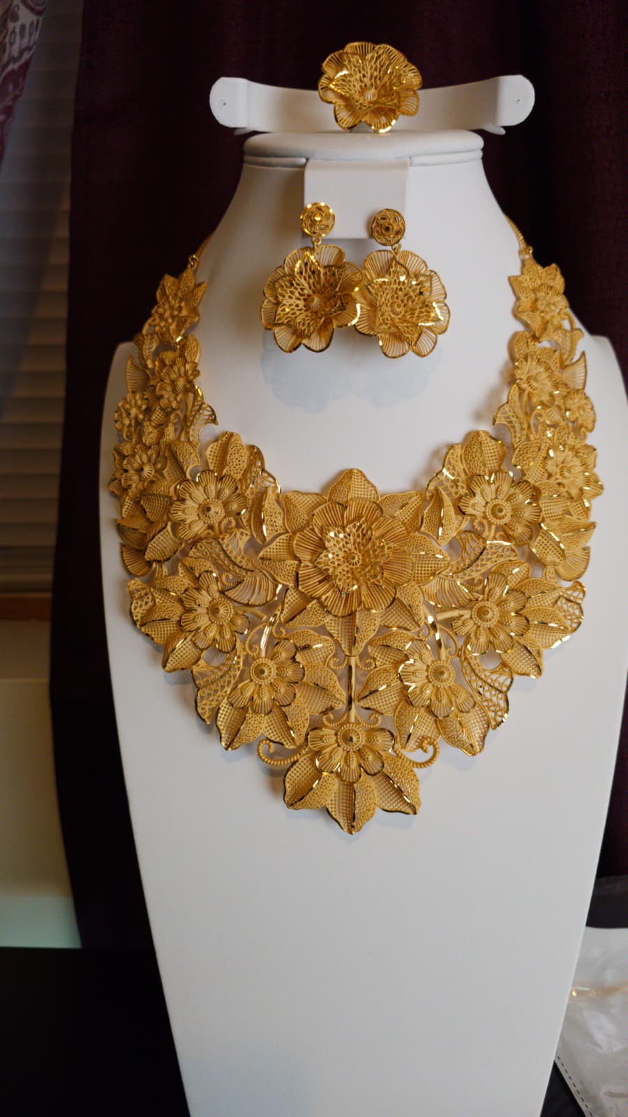 Gold Plated 3 PCS CHOKER SET-N126