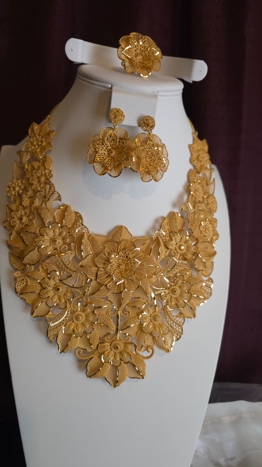 Gold Plated 3 PCS CHOKER SET-N126