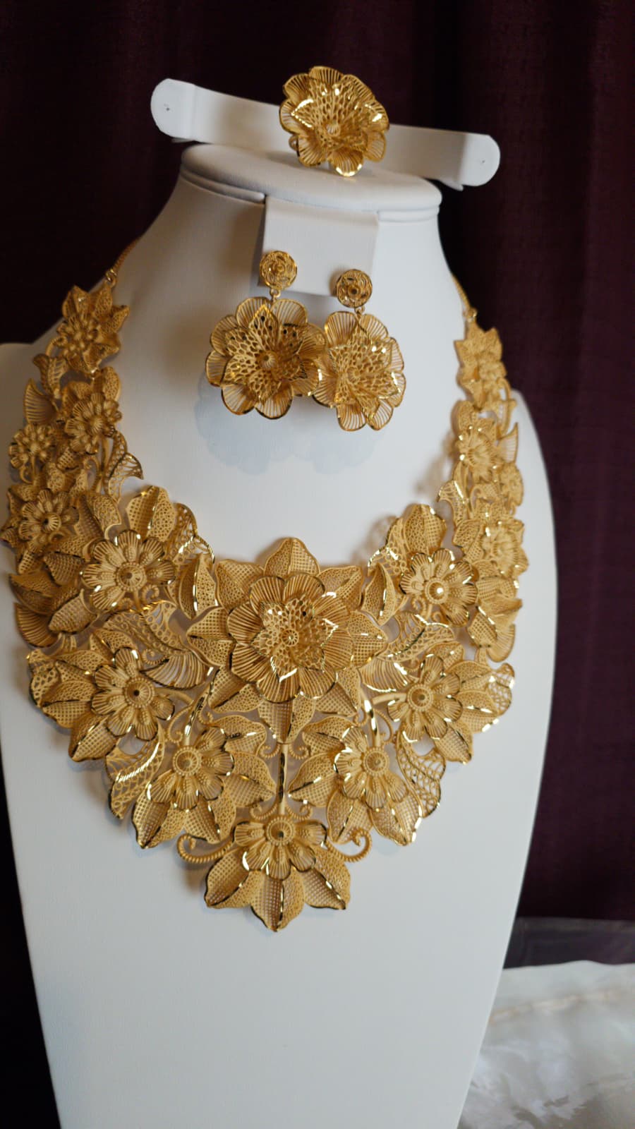 Gold Plated 3 PCS CHOKER SET-N126