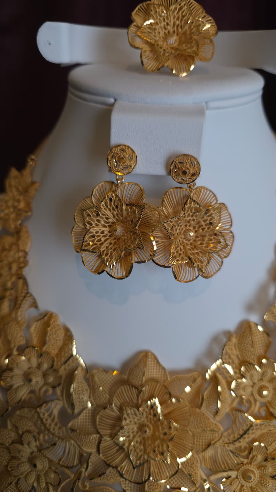 Gold Plated 3 PCS CHOKER SET-N126