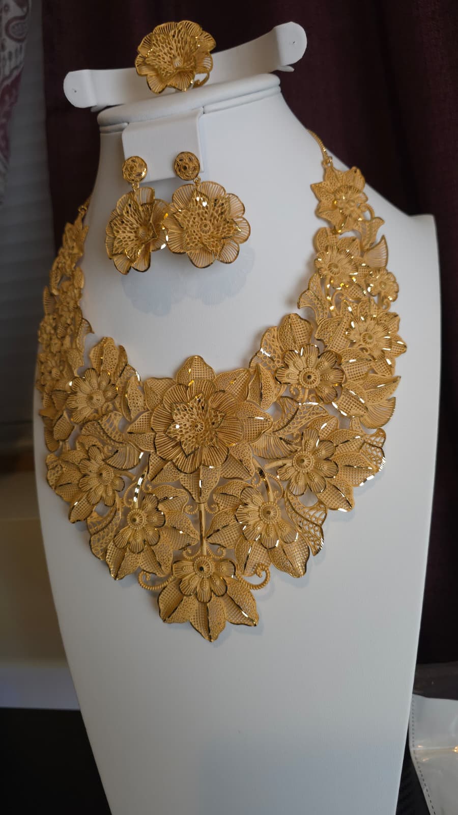 Gold Plated 3 PCS CHOKER SET-N126