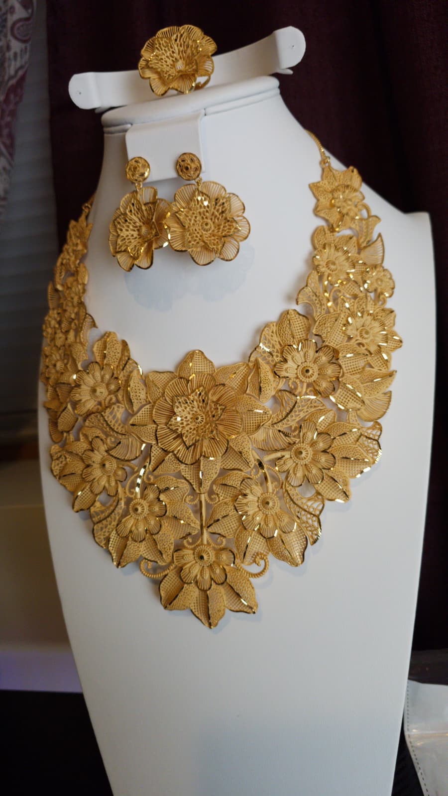 Gold Plated 3 PCS CHOKER SET-N126