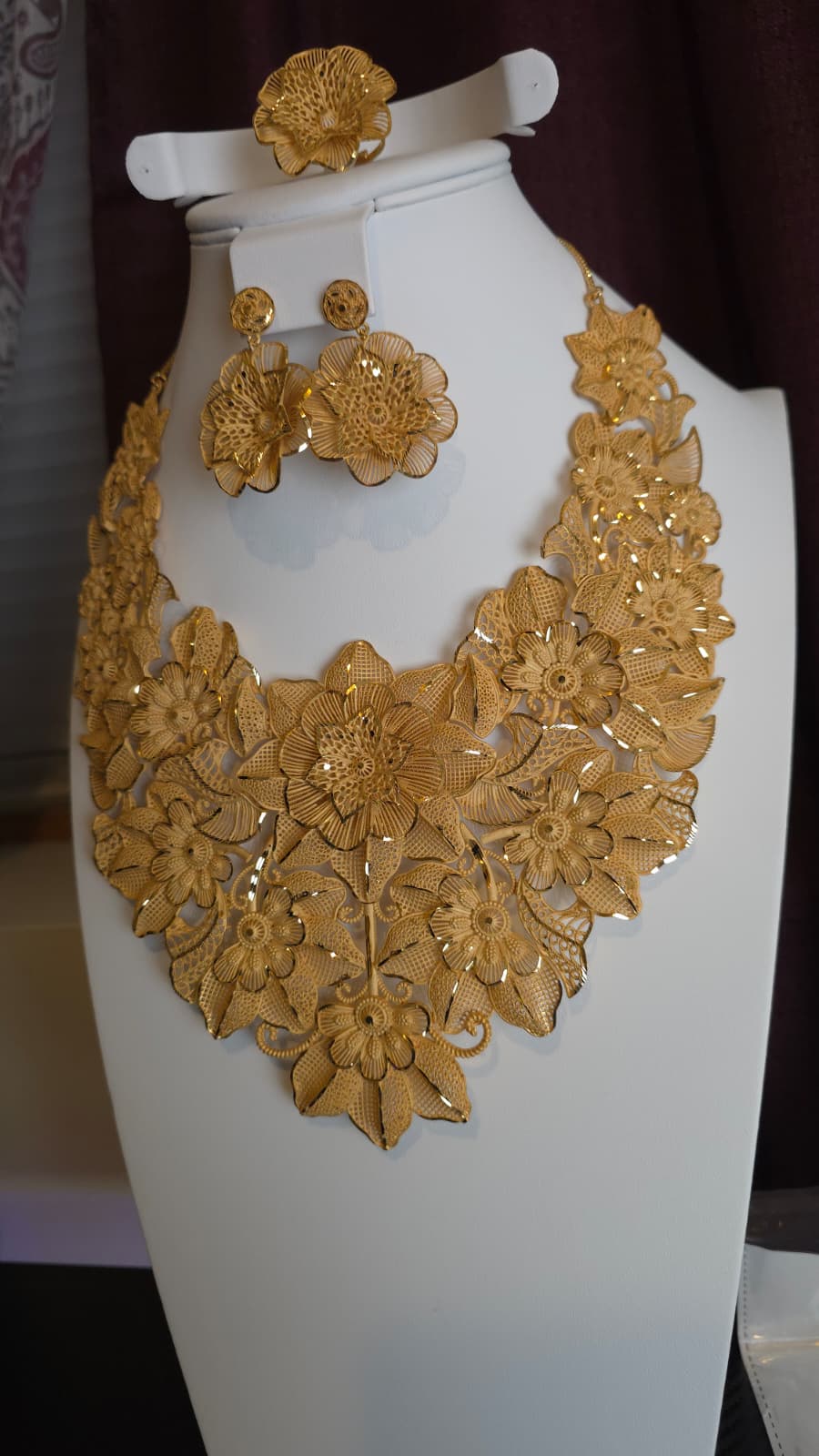 Gold Plated 3 PCS CHOKER SET-N126