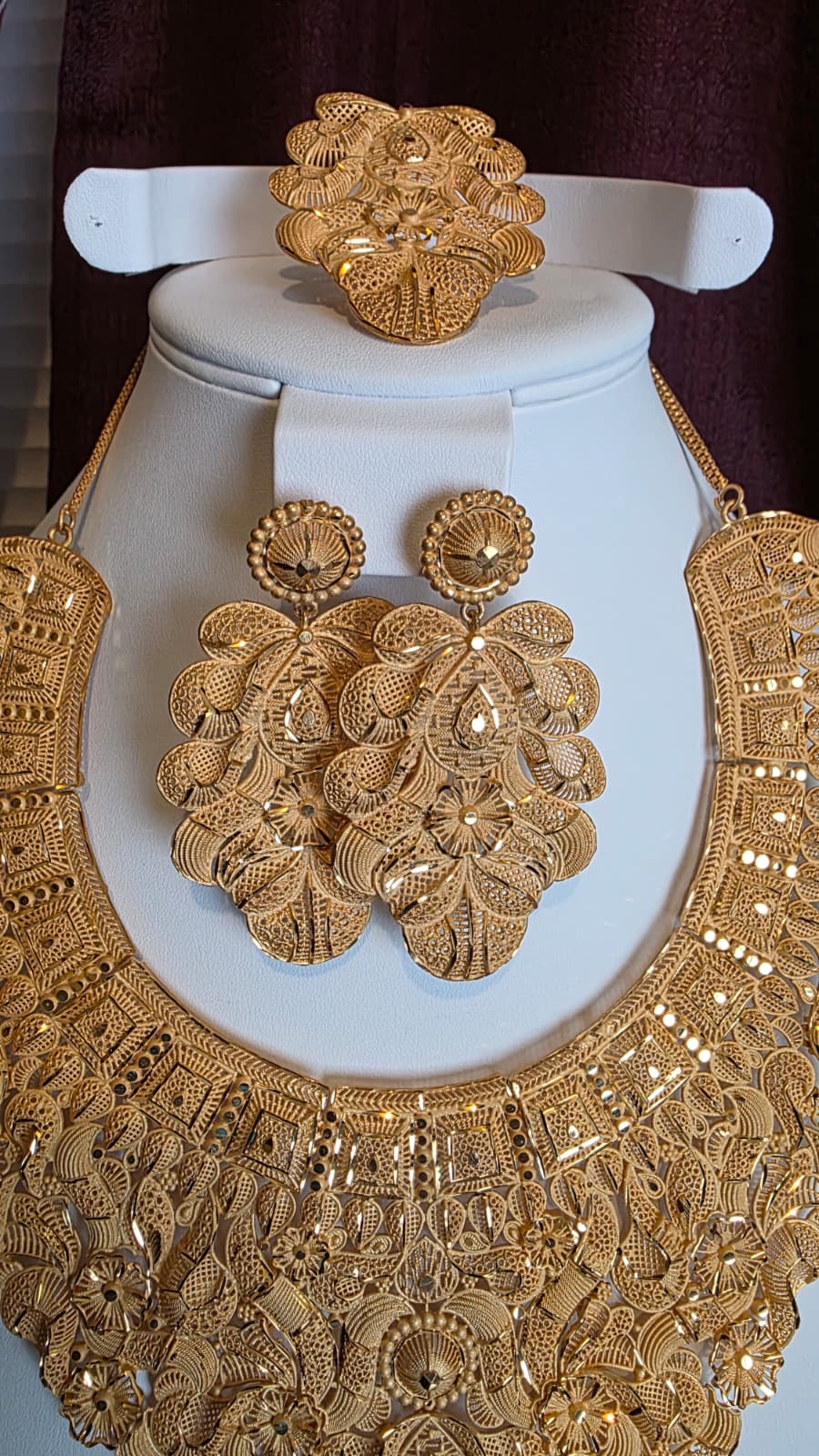 Gold Plated 3 PCS CHOKER SET-N128