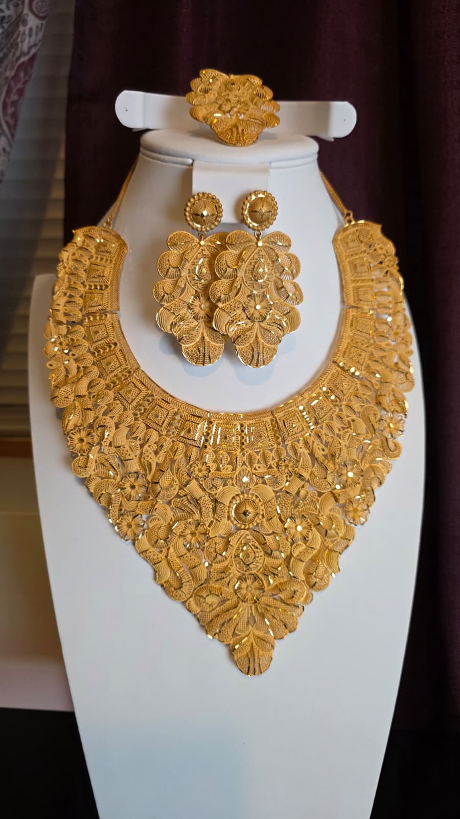 Gold Plated 3 PCS CHOKER SET-N128