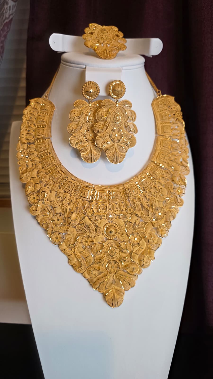Gold Plated 3 PCS CHOKER SET-N128