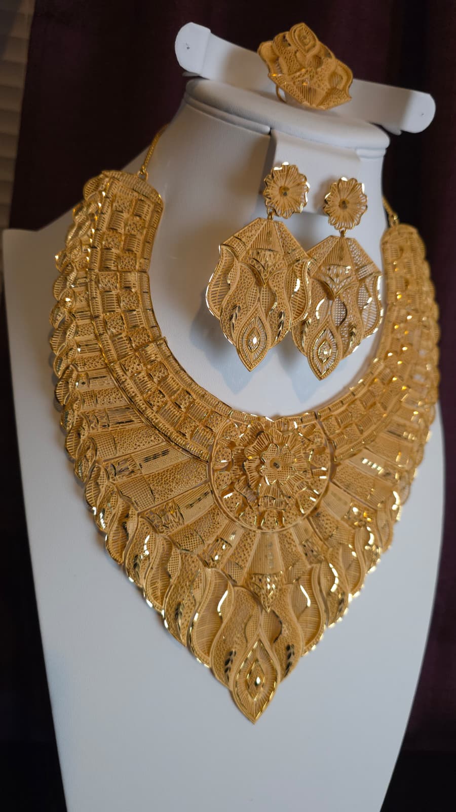 Gold Plated 3 PCS CHOKER SET-N131