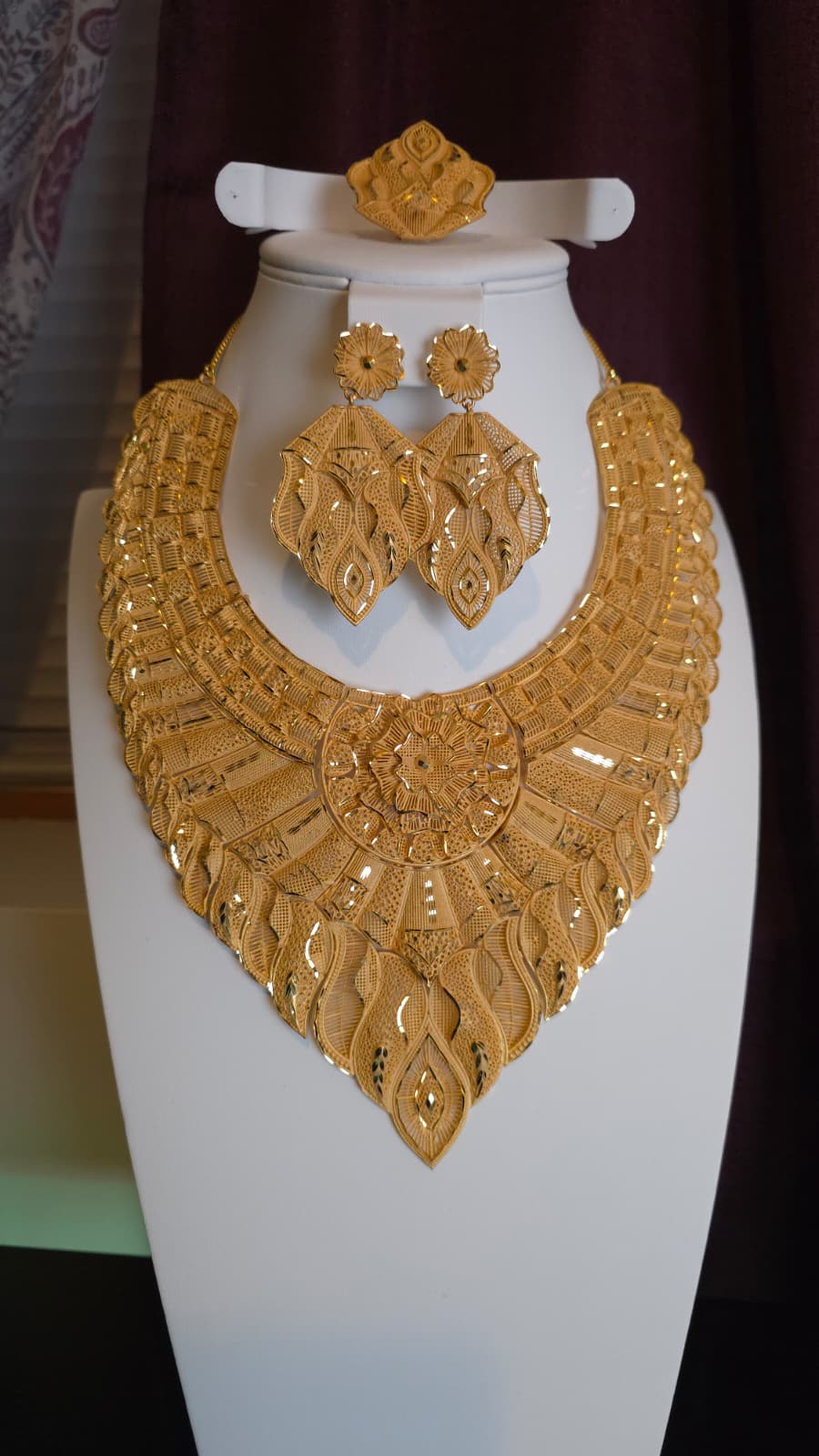 Gold Plated 3 PCS CHOKER SET-N131