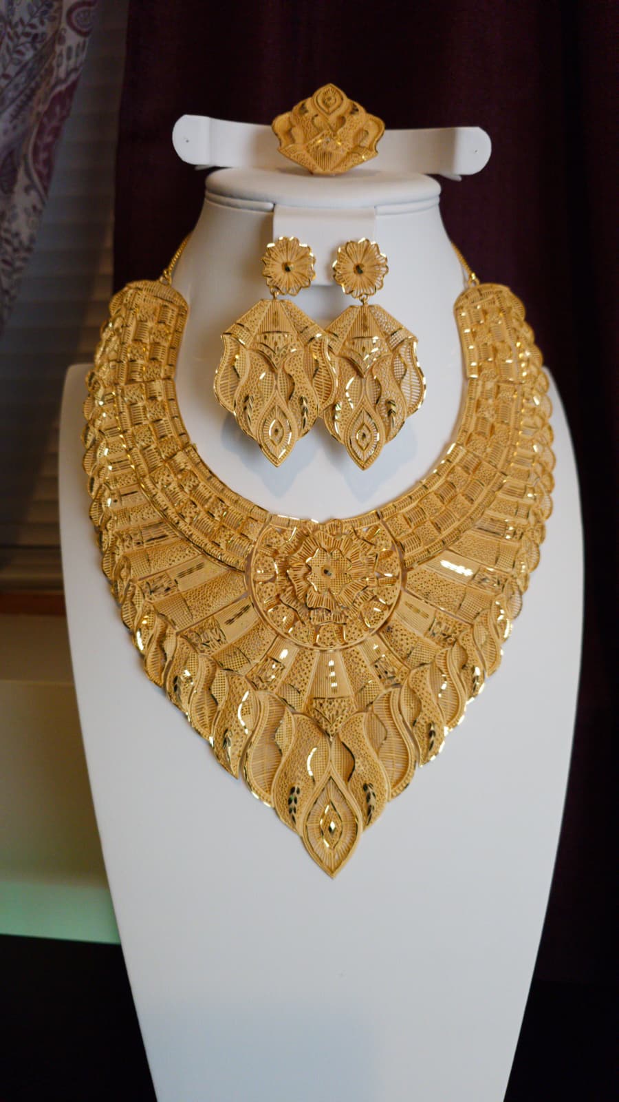 Gold Plated 3 PCS CHOKER SET-N131
