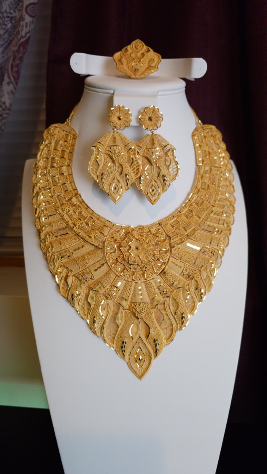 Gold Plated 3 PCS CHOKER SET-N131
