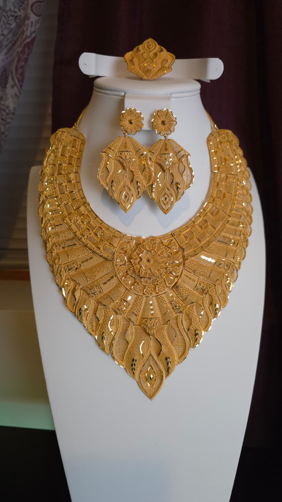 Gold Plated 3 PCS CHOKER SET-N131