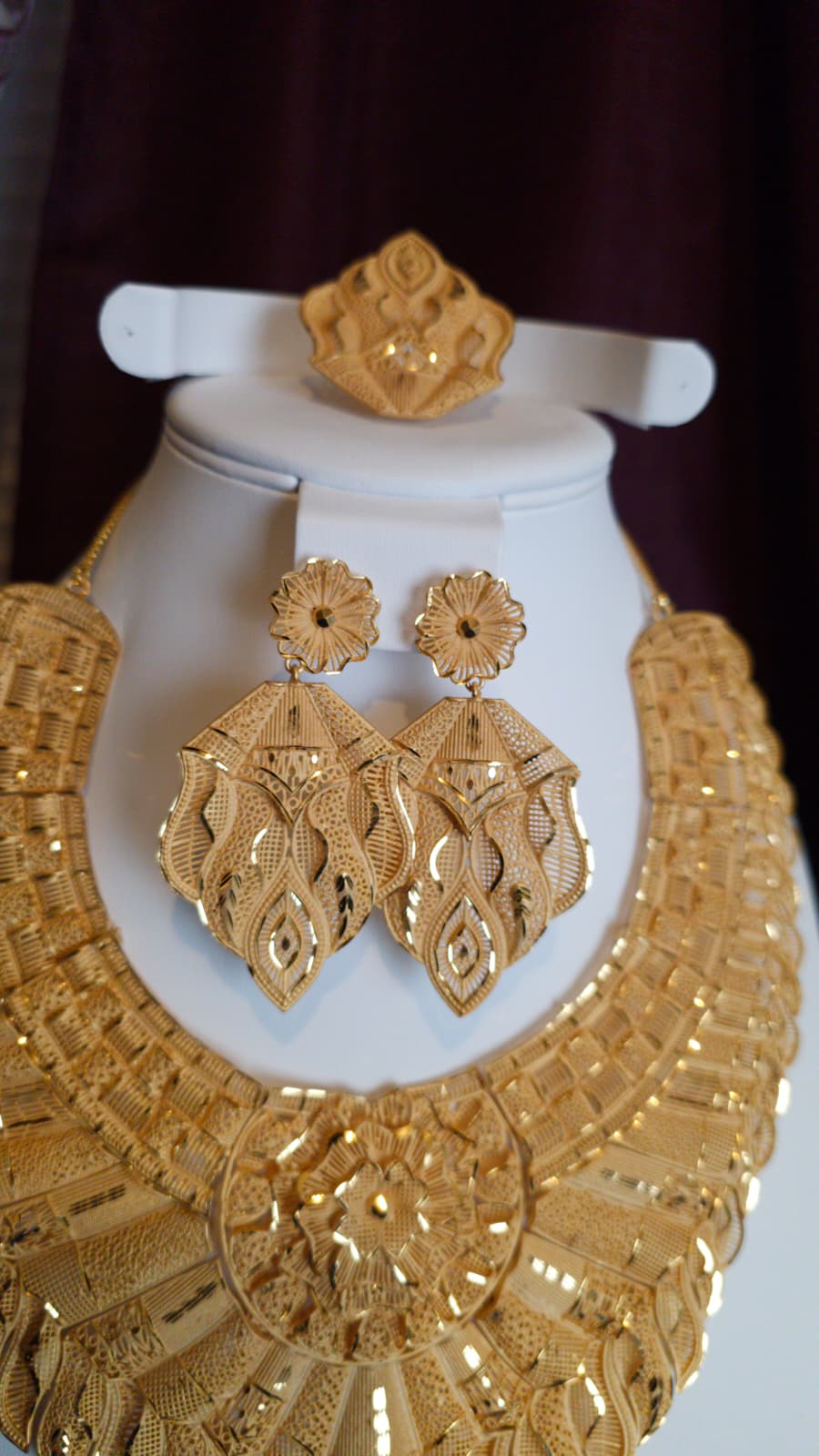 Gold Plated 3 PCS CHOKER SET-N131