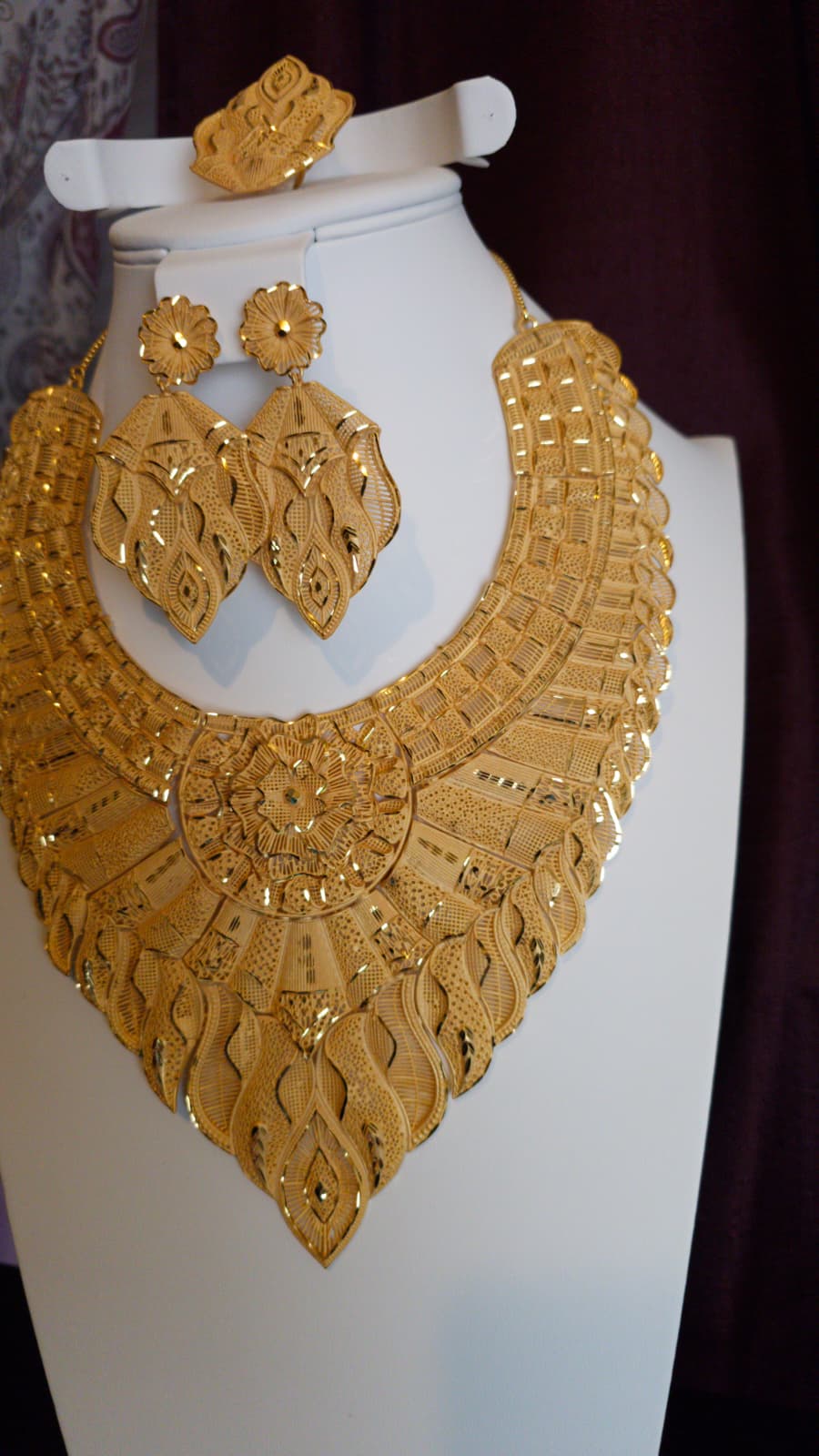 Gold Plated 3 PCS CHOKER SET-N131