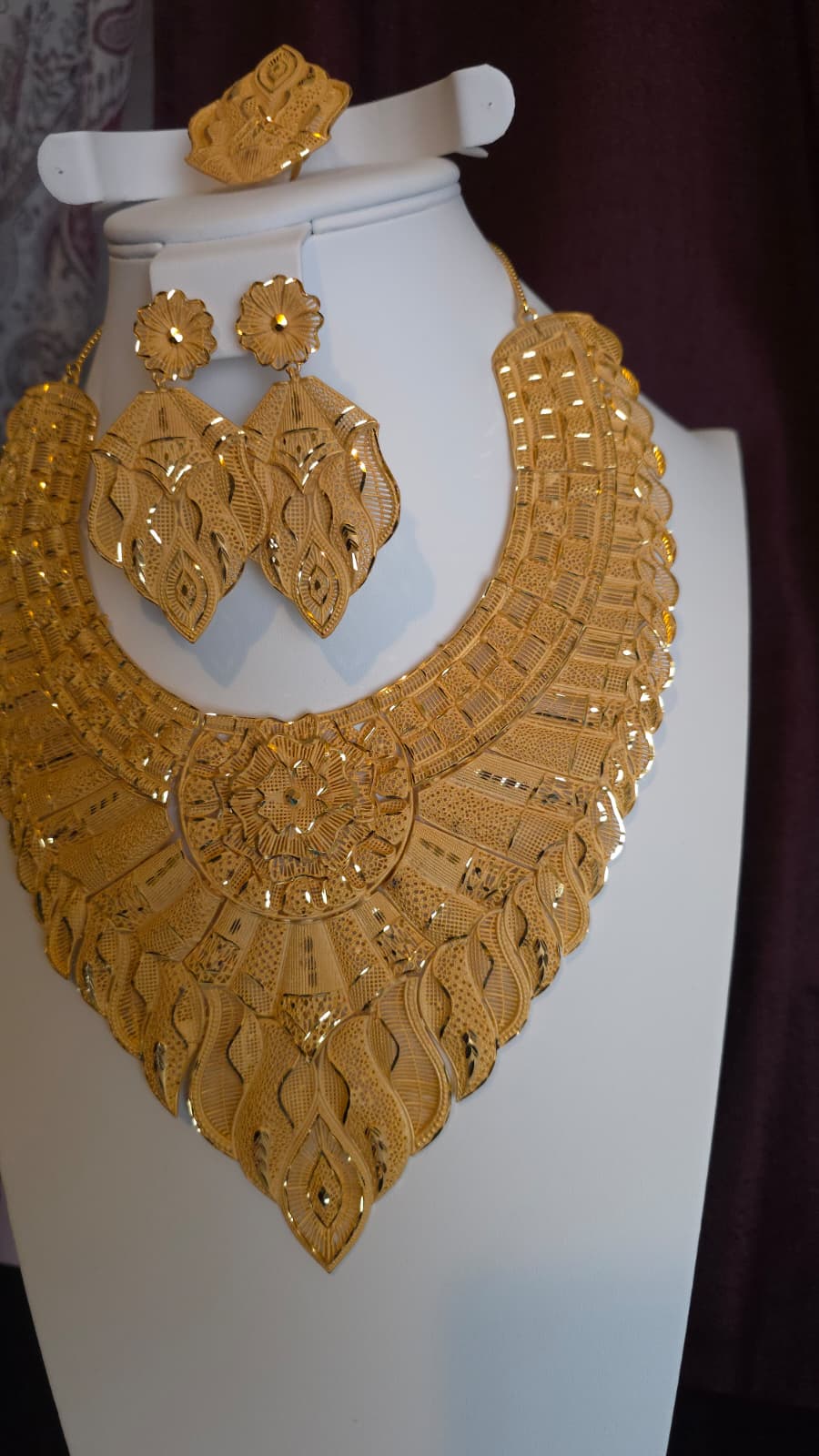 Gold Plated 3 PCS CHOKER SET-N131