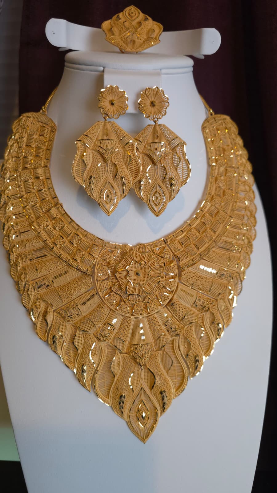 Gold Plated 3 PCS CHOKER SET-N131