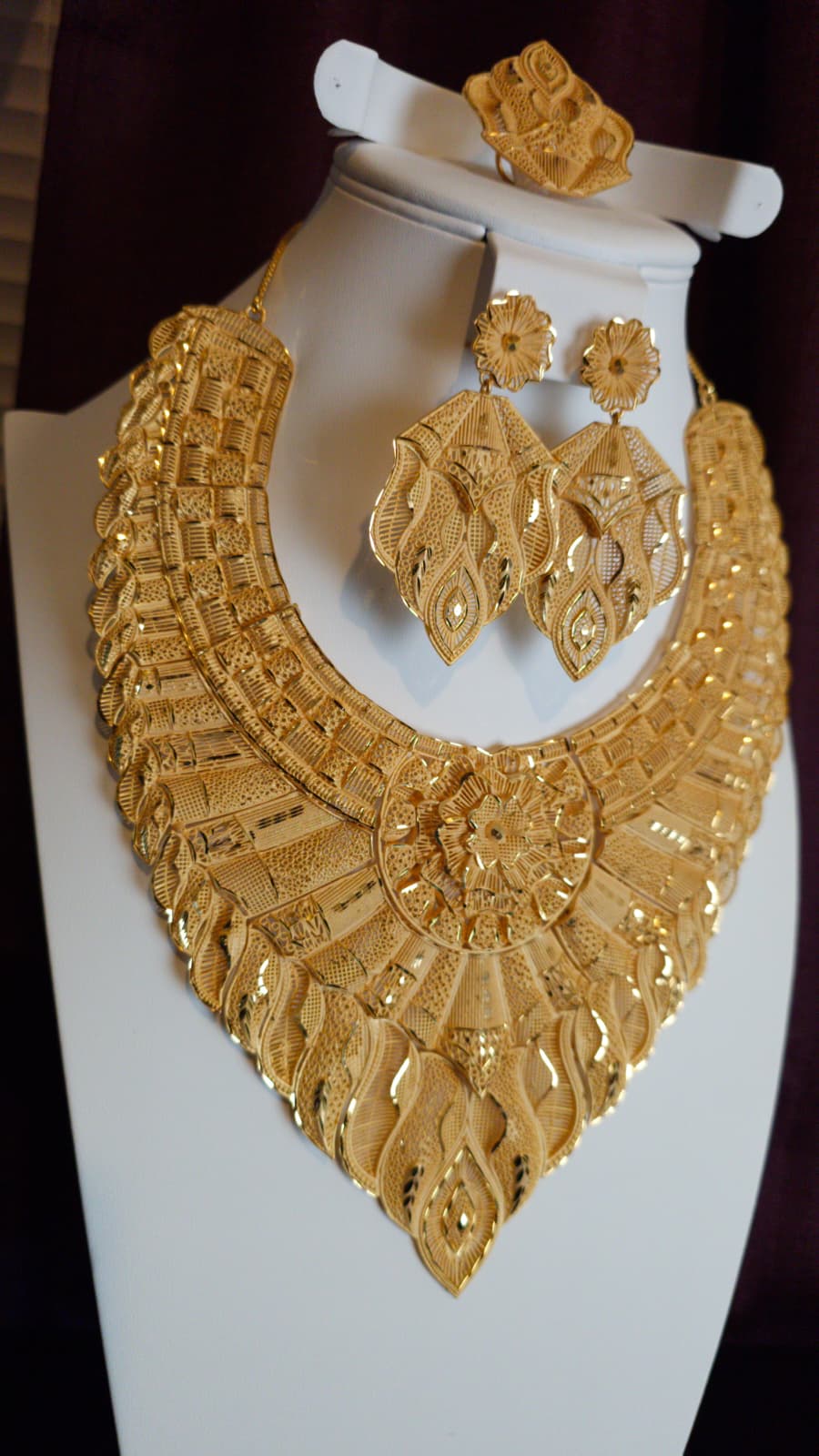 Gold Plated 3 PCS CHOKER SET-N131