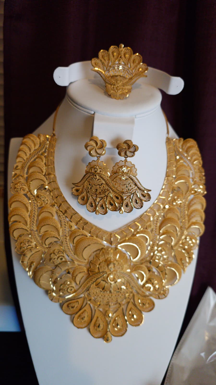 Gold Plated 3 PCS CHOKER SET-N132