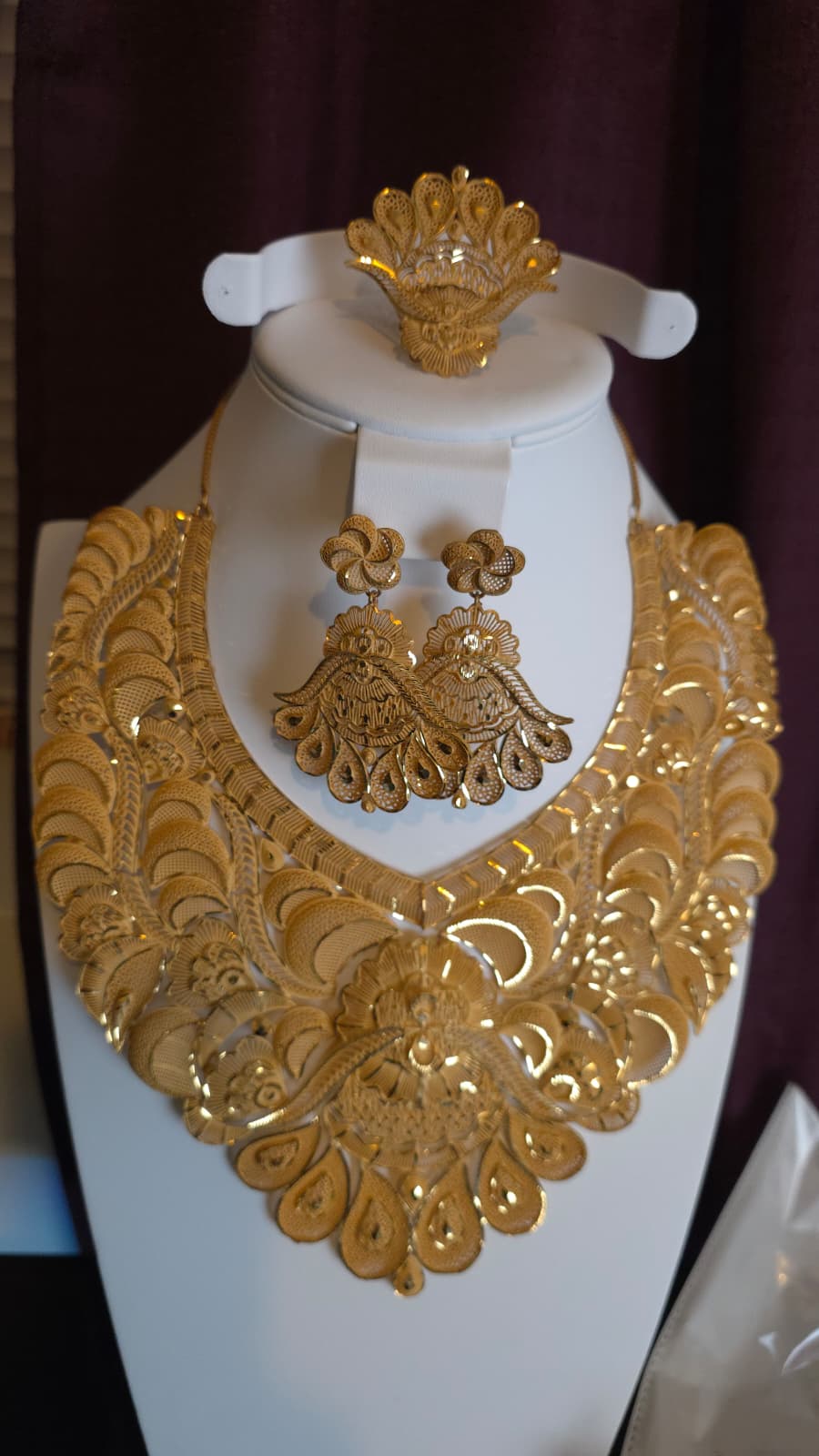 Gold Plated 3 PCS CHOKER SET-N132