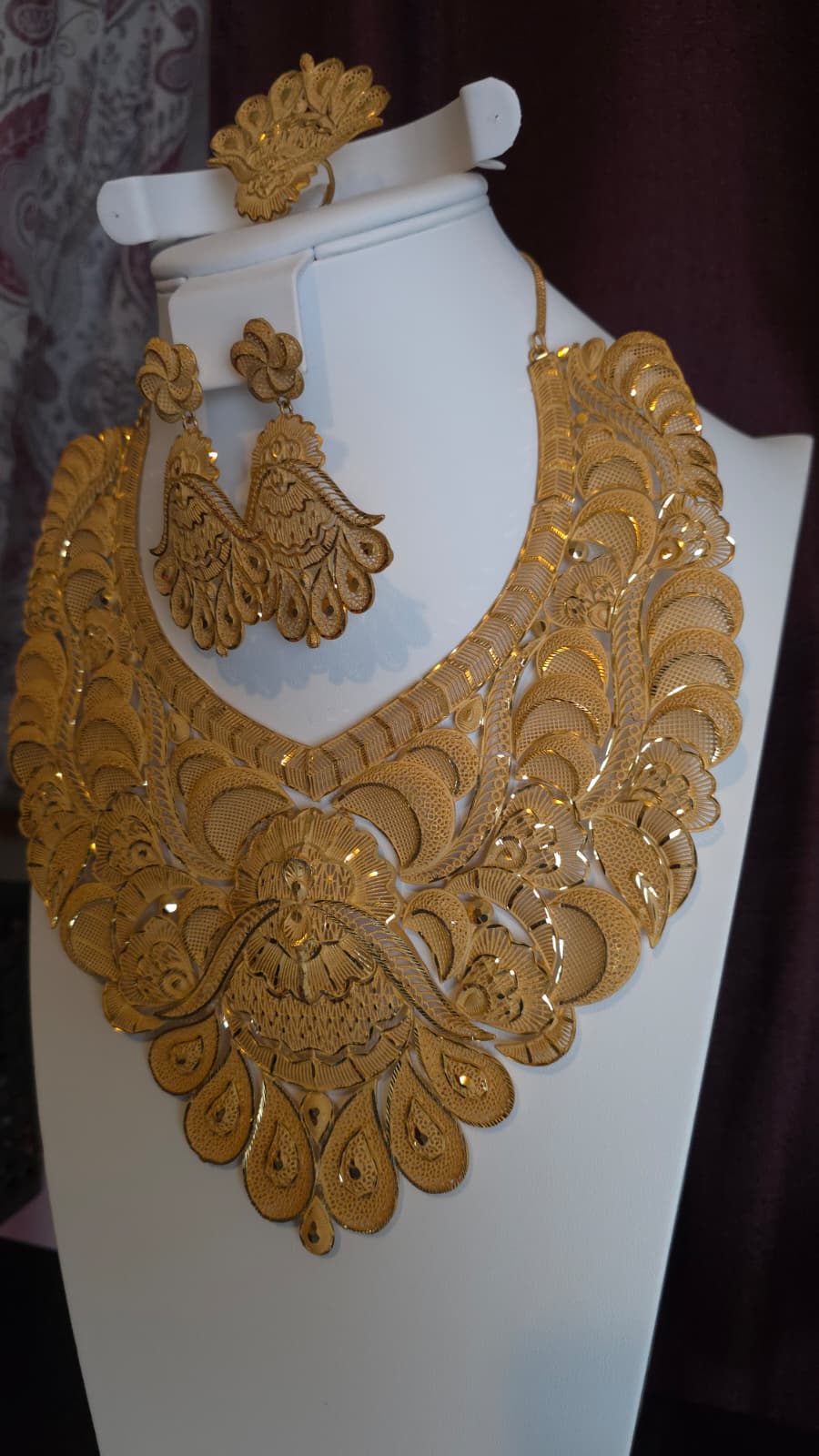Gold Plated 3 PCS CHOKER SET-N132