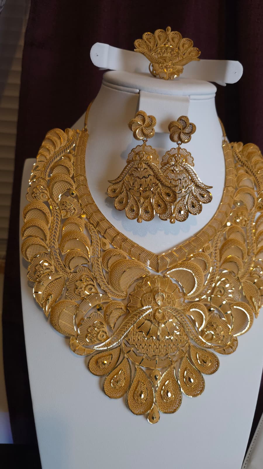 Gold Plated 3 PCS CHOKER SET-N132