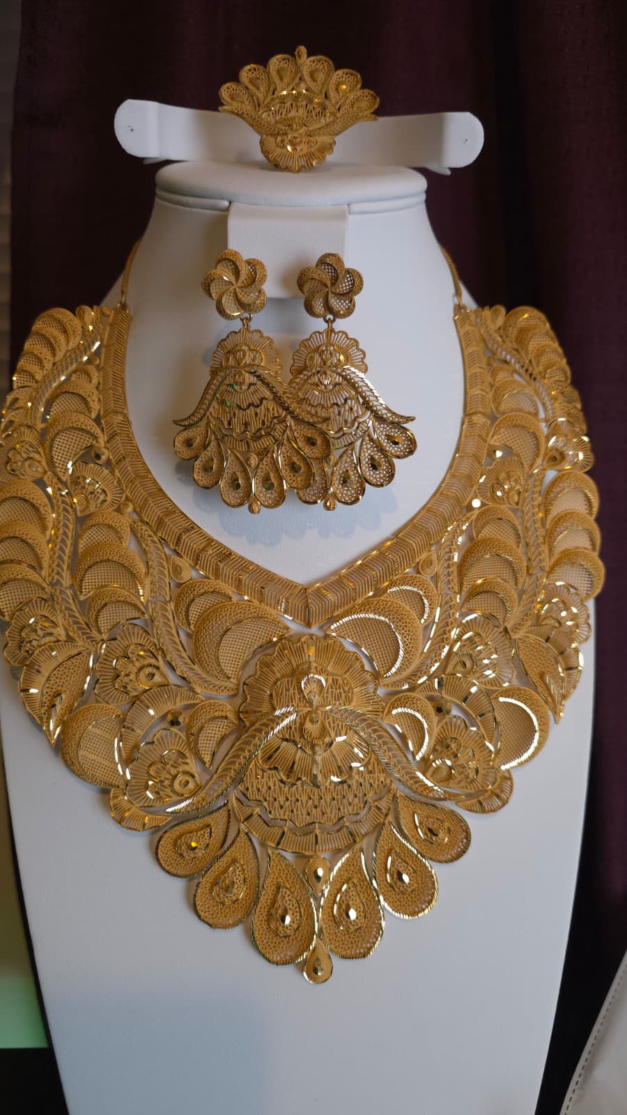 Gold Plated 3 PCS CHOKER SET-N132