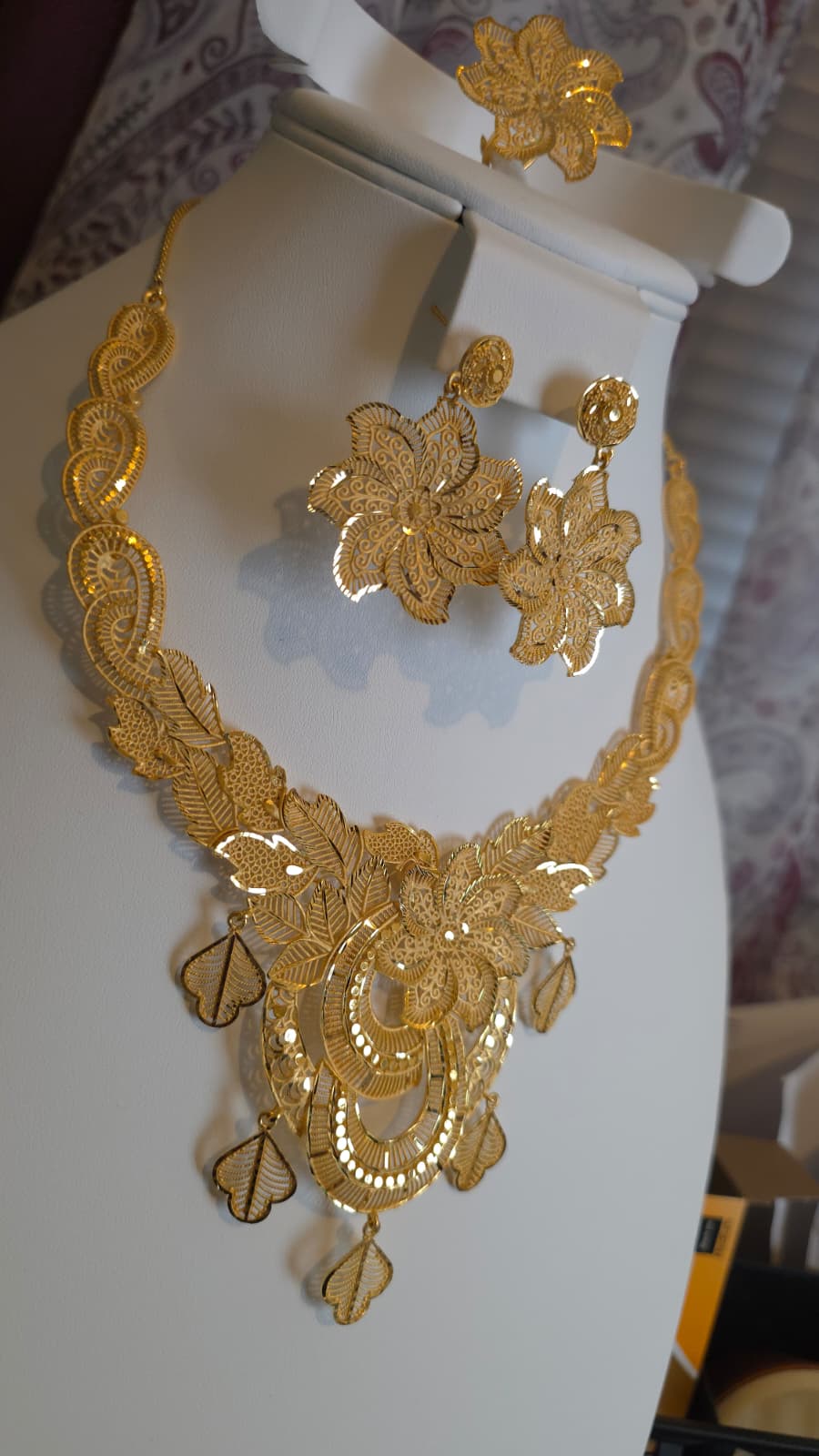 Gold Plated 3 PCS CHOKER SET-N135