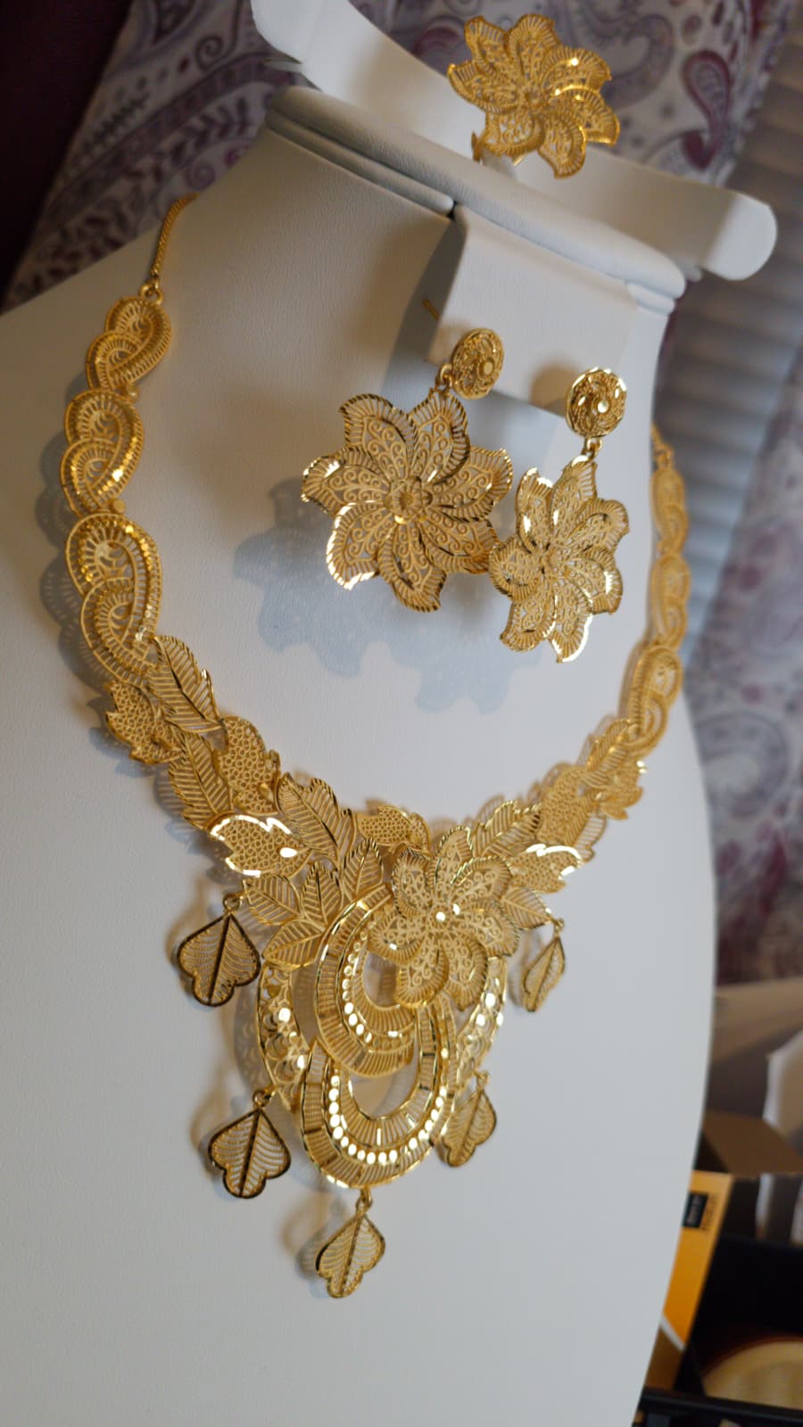 Gold Plated 3 PCS CHOKER SET-N135