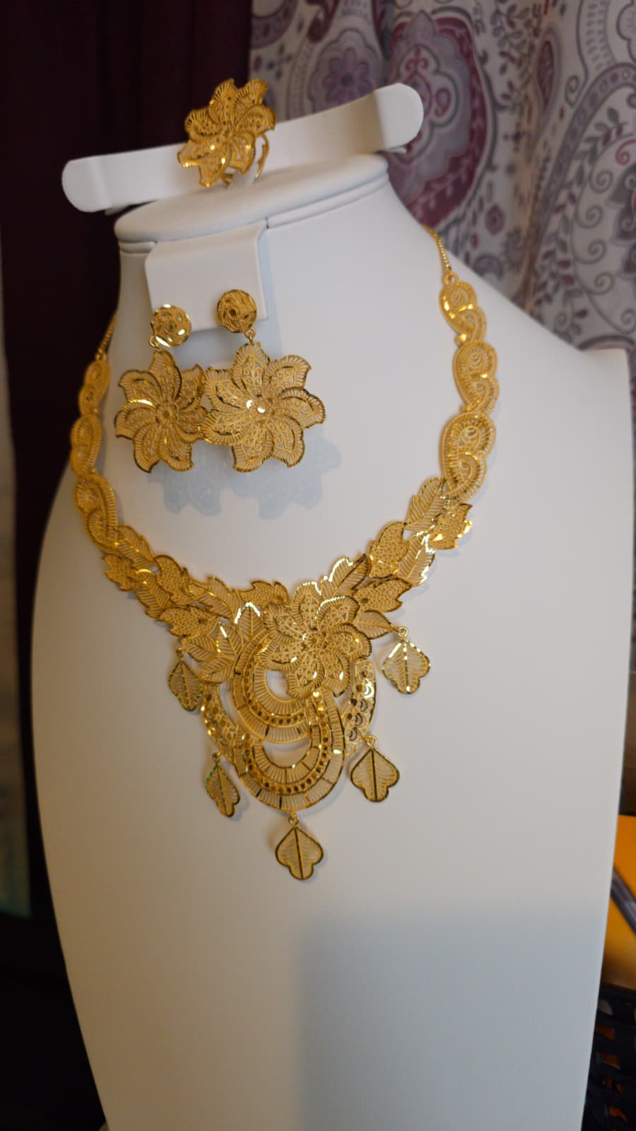 Gold Plated 3 PCS CHOKER SET-N135