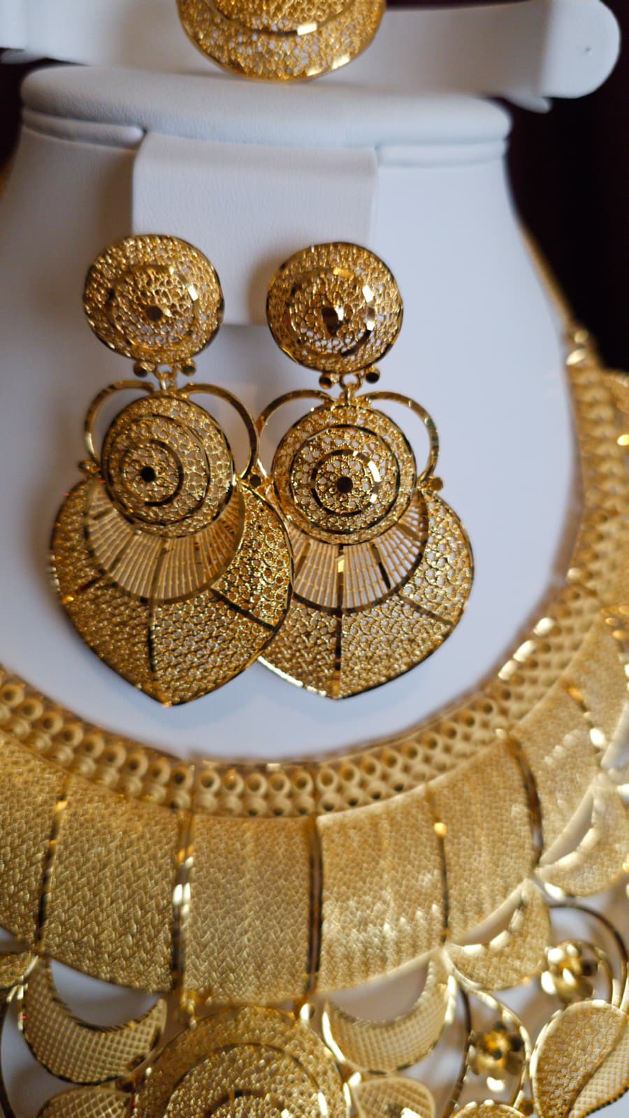 Gold Plated 3 PCS CHOKER SET-N357