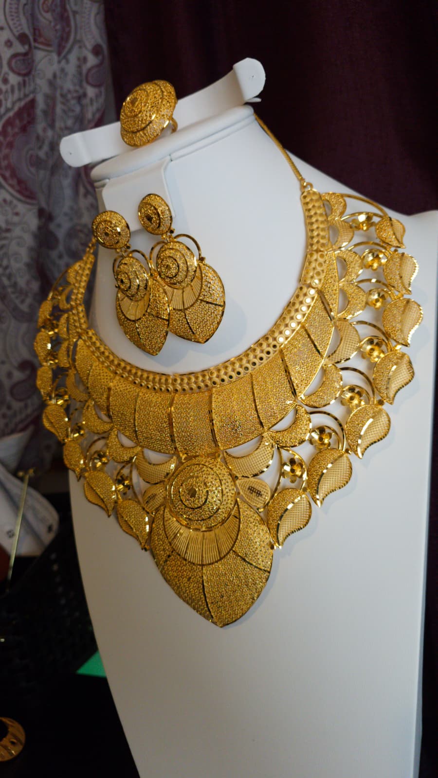 Gold Plated 3 PCS CHOKER SET-N357
