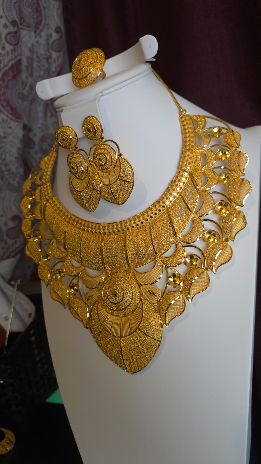 Gold Plated 3 PCS CHOKER SET-N357