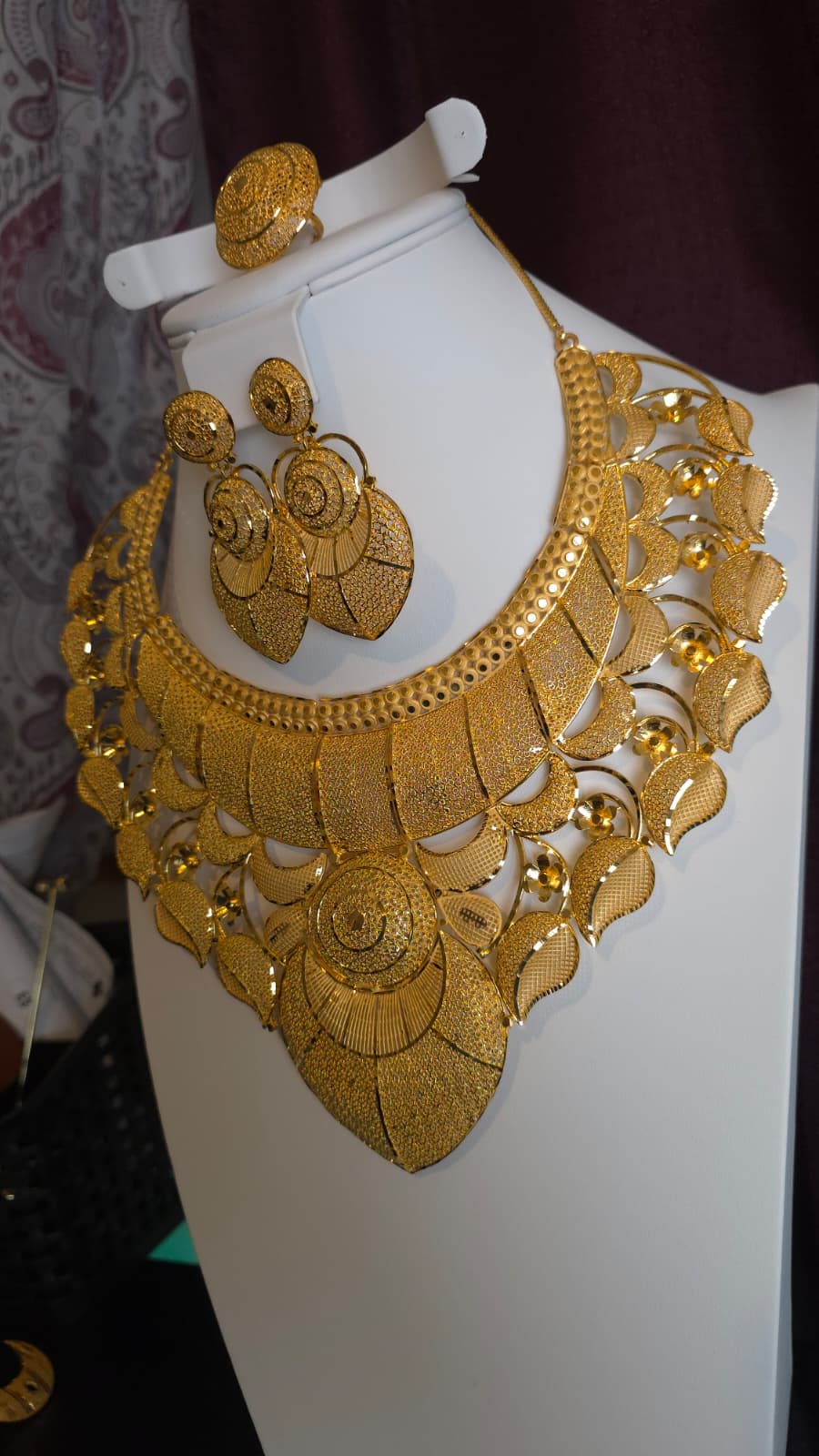 Gold Plated 3 PCS CHOKER SET-N357
