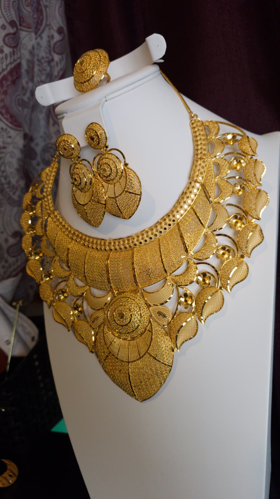 Gold Plated 3 PCS CHOKER SET-N357
