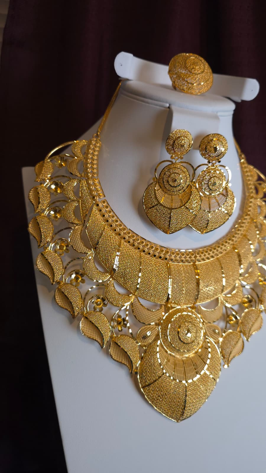 Gold Plated 3 PCS CHOKER SET-N357