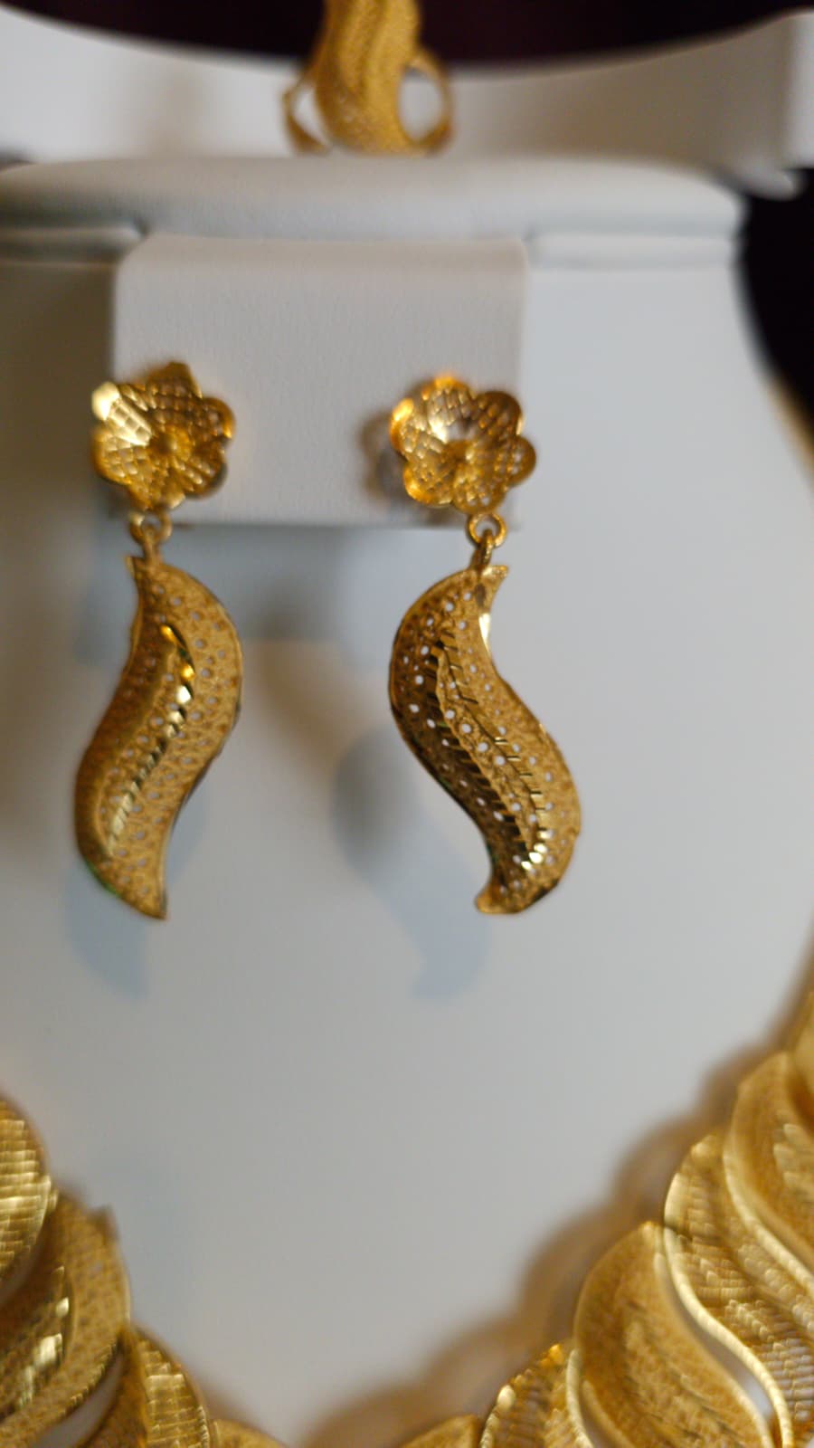 Gold Plated 3 PCS CHOKER SET-N451