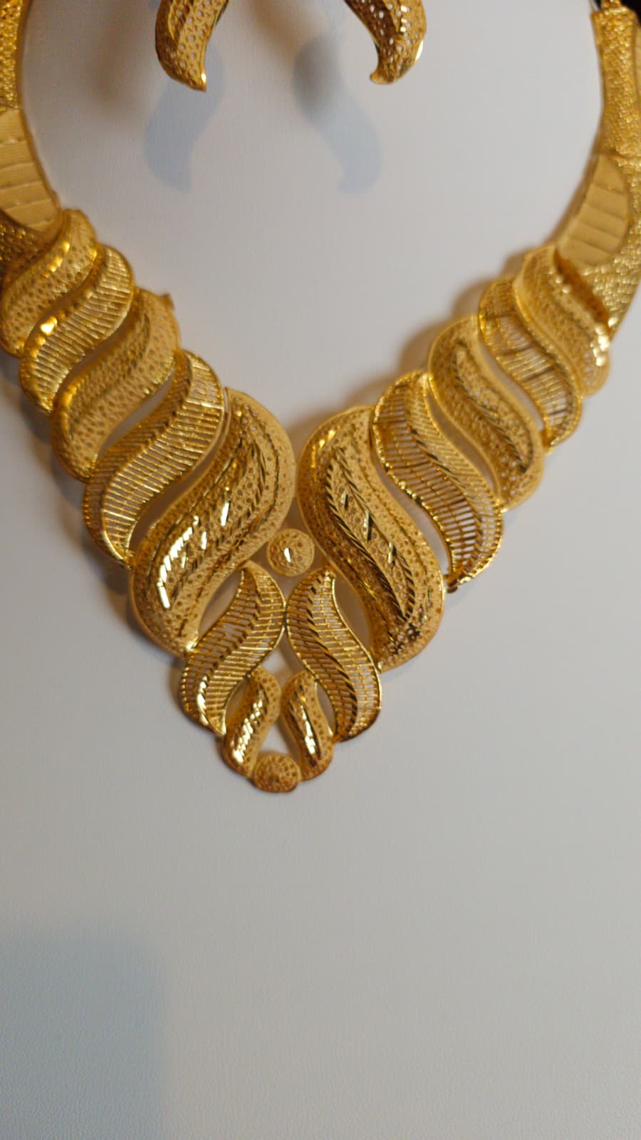 Gold Plated 3 PCS CHOKER SET-N451
