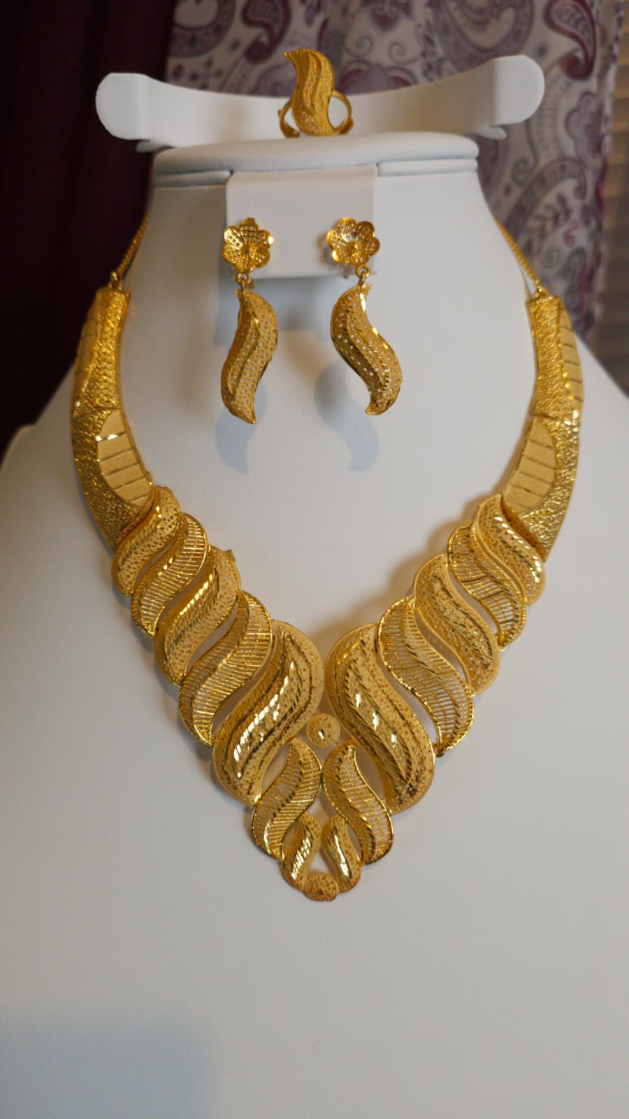Gold Plated 3 PCS CHOKER SET-N451